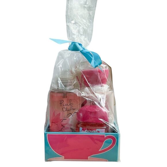 Bath & Body Works Pink Chiffon Fragrance Mist, Lotion, Sanitizer 3 Pc Gift Set - Picture 5 of 5